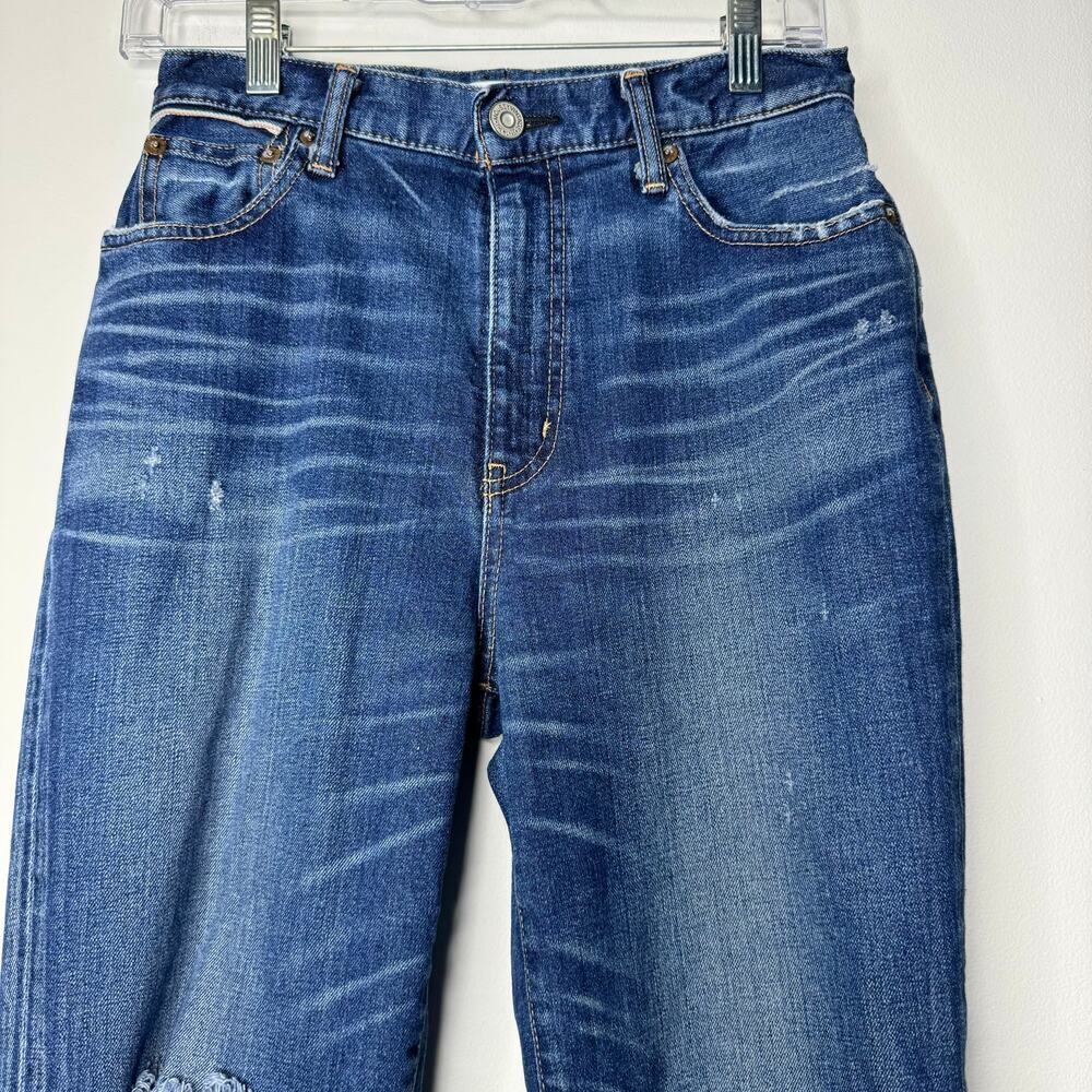 Moussy Vintage Rhode Cropped Flare Jeans Size 28 - Picture 3 of 11